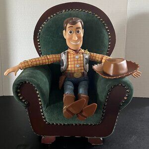 Vintage Disney 16" Toy Story Pull String Talking Woody Doll